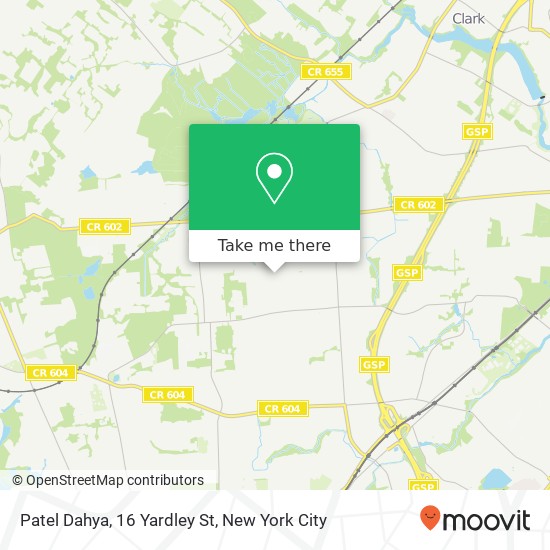 Mapa de Patel Dahya, 16 Yardley St