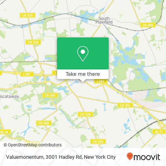 Mapa de Valuemonentum, 3001 Hadley Rd