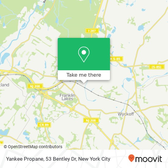 Mapa de Yankee Propane, 53 Bentley Dr