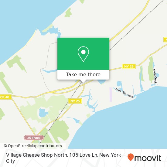 Mapa de Village Cheese Shop North, 105 Love Ln