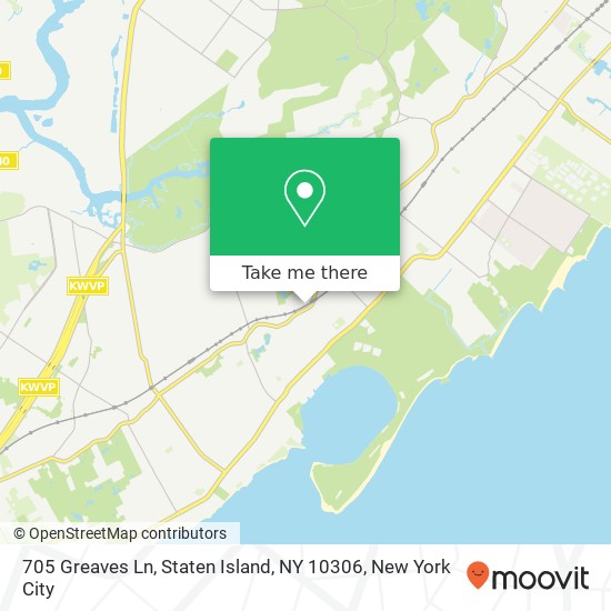 705 Greaves Ln, Staten Island, NY 10306 map