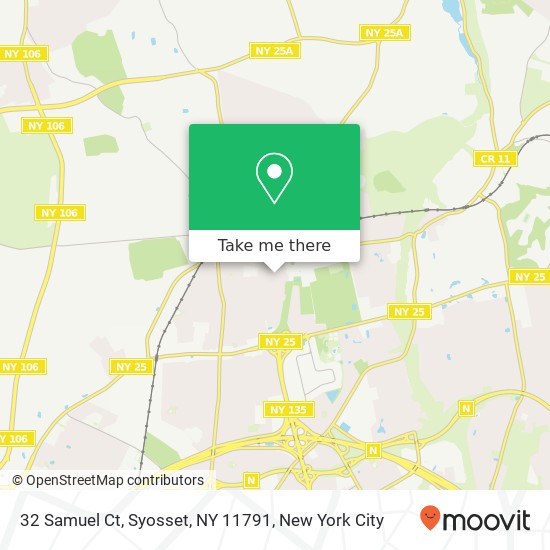 Mapa de 32 Samuel Ct, Syosset, NY 11791