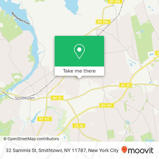 32 Sammis St, Smithtown, NY 11787 map