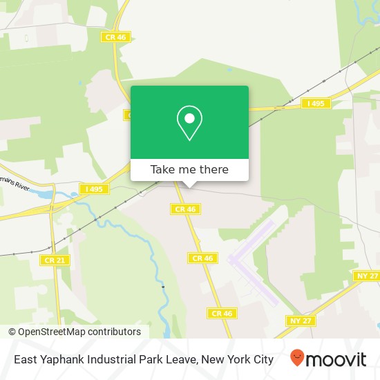 East Yaphank Industrial Park Leave map