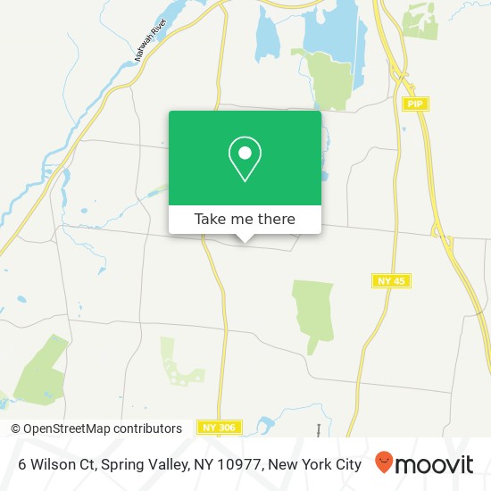 Mapa de 6 Wilson Ct, Spring Valley, NY 10977