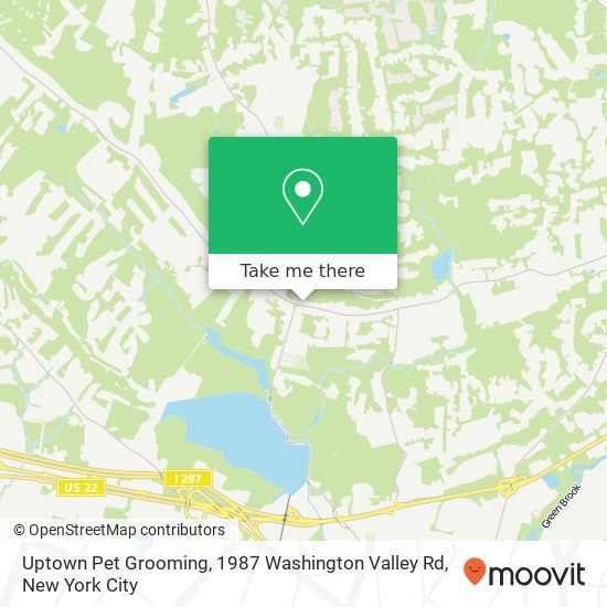 Uptown Pet Grooming, 1987 Washington Valley Rd map