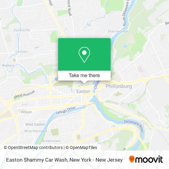 Mapa de Easton Shammy Car Wash