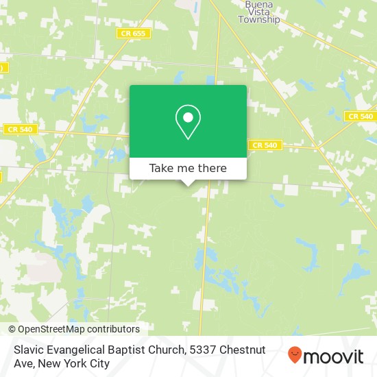 Slavic Evangelical Baptist Church, 5337 Chestnut Ave map