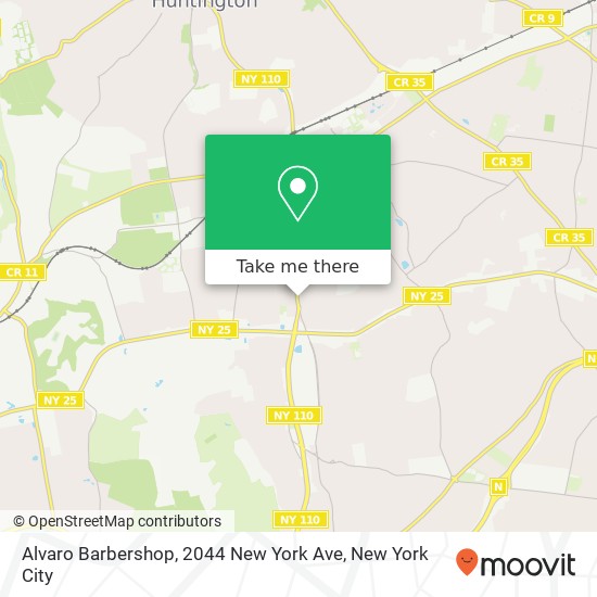 Mapa de Alvaro Barbershop, 2044 New York Ave