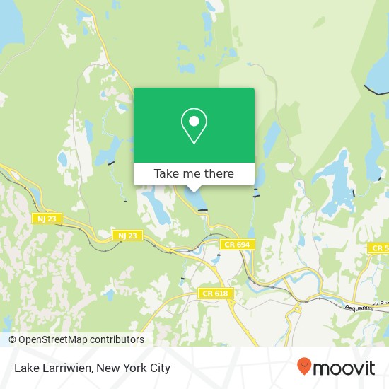 Lake Larriwien map