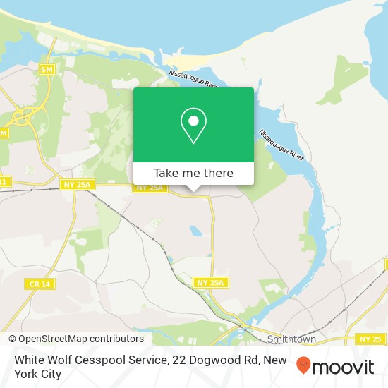 White Wolf Cesspool Service, 22 Dogwood Rd map