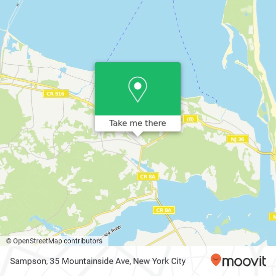 Mapa de Sampson, 35 Mountainside Ave