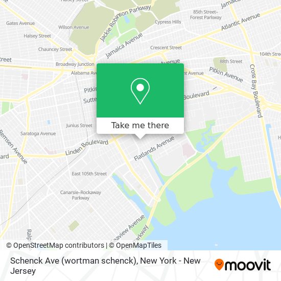Schenck Ave (wortman schenck) map