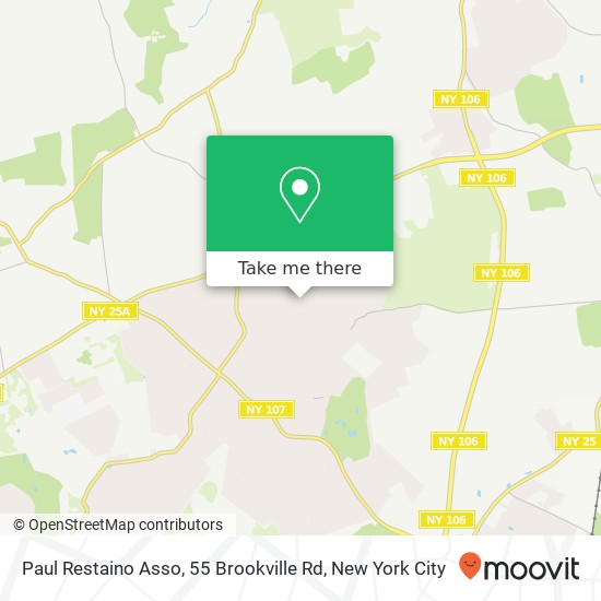 Mapa de Paul Restaino Asso, 55 Brookville Rd