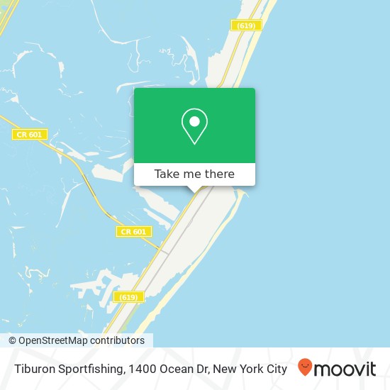 Tiburon Sportfishing, 1400 Ocean Dr map