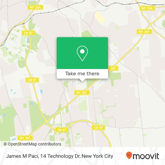 Mapa de James M Paci, 14 Technology Dr