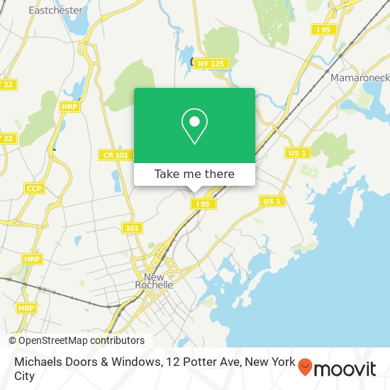 Michaels Doors & Windows, 12 Potter Ave map