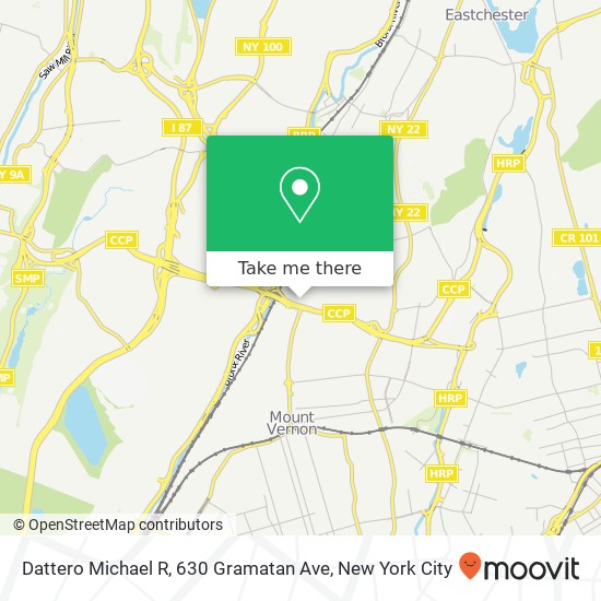 Dattero Michael R, 630 Gramatan Ave map