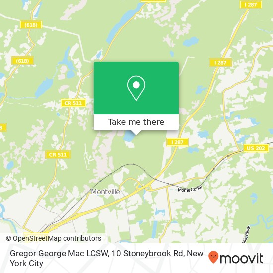 Mapa de Gregor George Mac LCSW, 10 Stoneybrook Rd