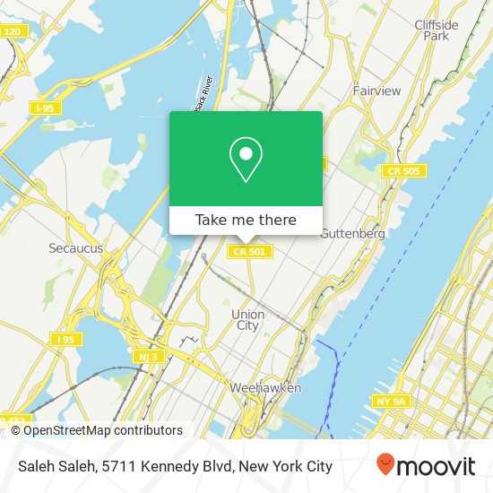 Mapa de Saleh Saleh, 5711 Kennedy Blvd
