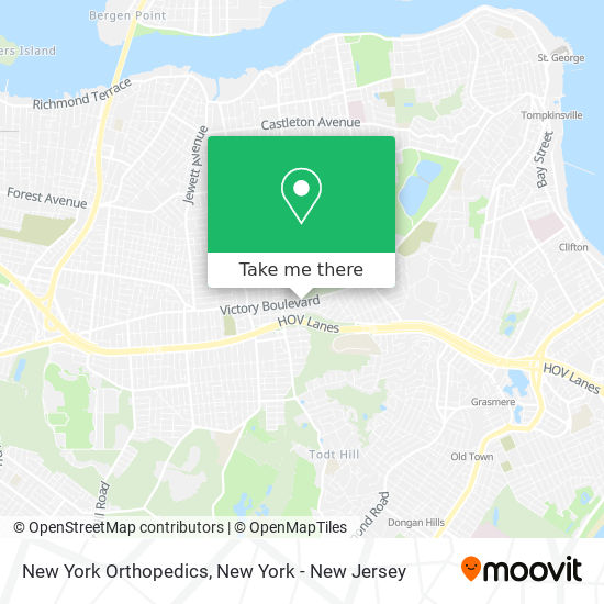 New York Orthopedics map