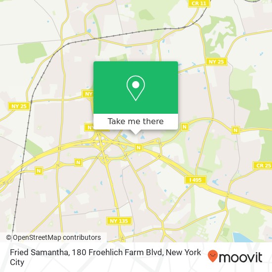 Mapa de Fried Samantha, 180 Froehlich Farm Blvd