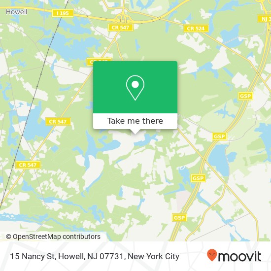 15 Nancy St, Howell, NJ 07731 map