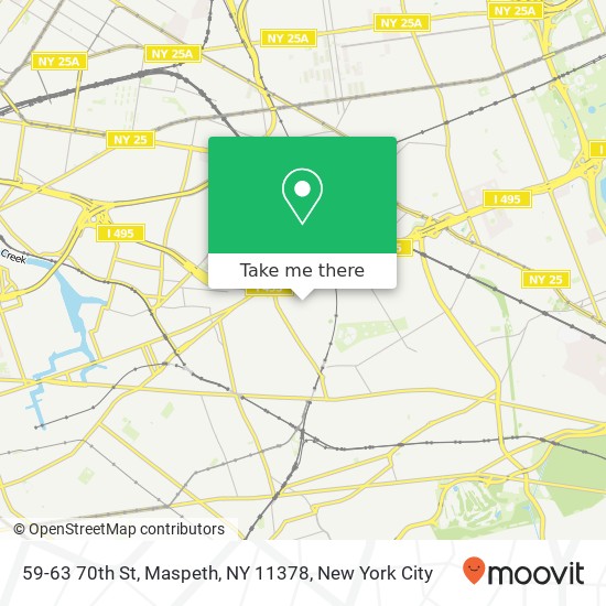 59-63 70th St, Maspeth, NY 11378 map