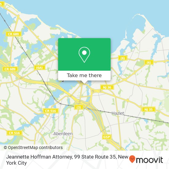 Jeannette Hoffman Attorney, 99 State Route 35 map
