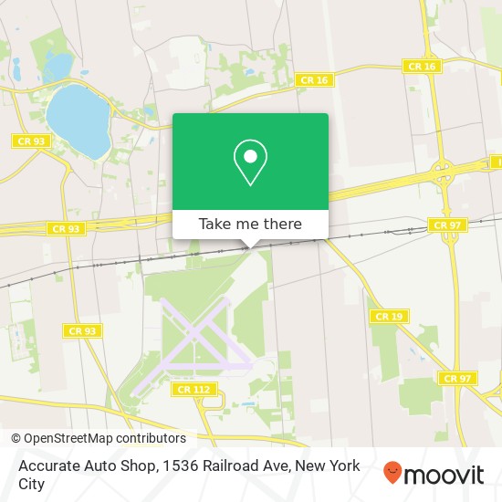 Mapa de Accurate Auto Shop, 1536 Railroad Ave