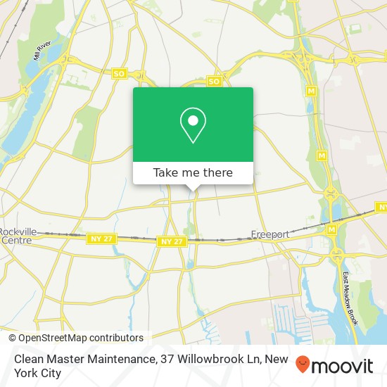 Mapa de Clean Master Maintenance, 37 Willowbrook Ln