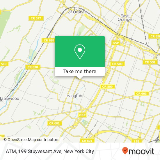 Mapa de ATM, 199 Stuyvesant Ave
