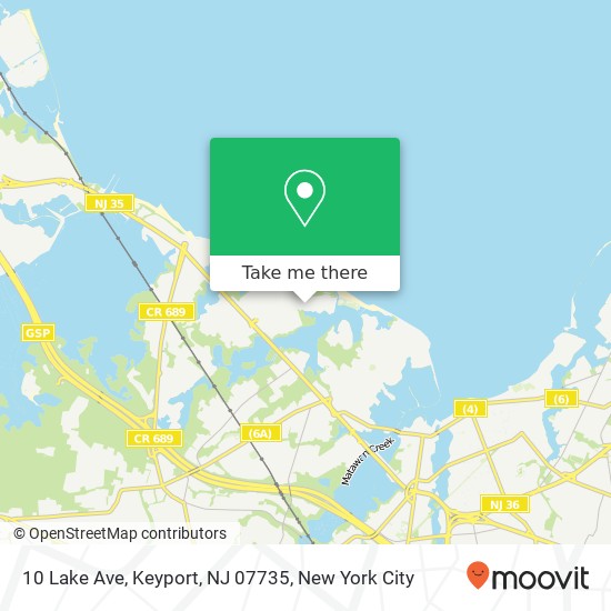 10 Lake Ave, Keyport, NJ 07735 map