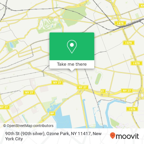 90th St (90th silver), Ozone Park, NY 11417 map