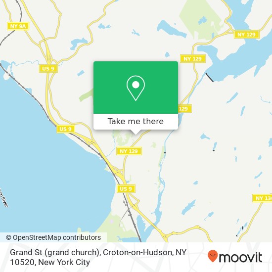 Mapa de Grand St (grand church), Croton-on-Hudson, NY 10520