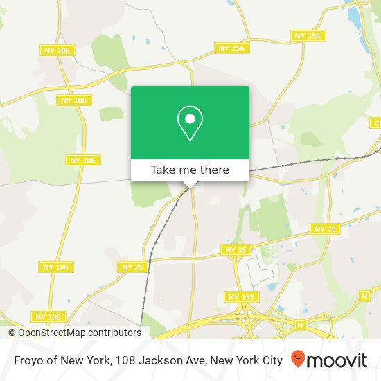 Mapa de Froyo of New York, 108 Jackson Ave