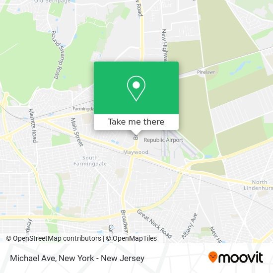 Michael Ave map