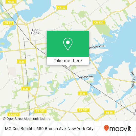 MC Cue Benifits, 680 Branch Ave map