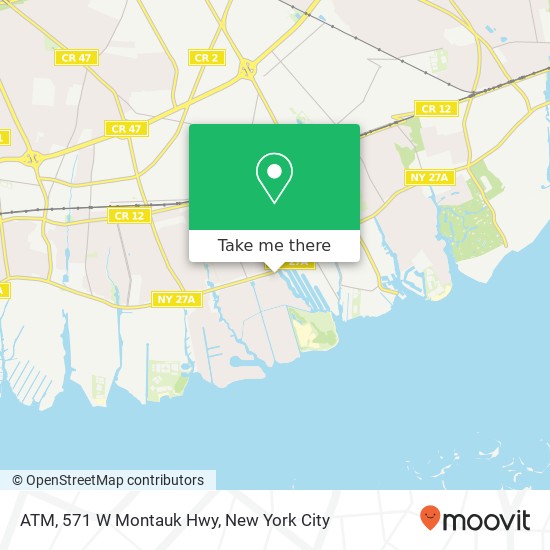 ATM, 571 W Montauk Hwy map