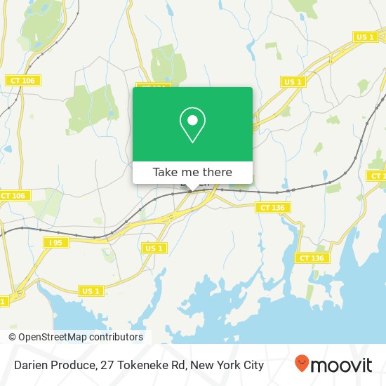 Darien Produce, 27 Tokeneke Rd map