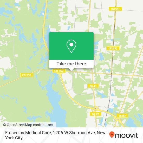 Fresenius Medical Care, 1206 W Sherman Ave map