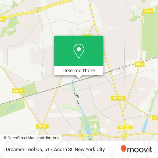 Mapa de Dreamer Tool Co, 517 Acorn St