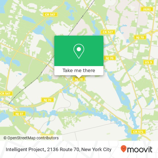 Intelligent Project,, 2136 Route 70 map