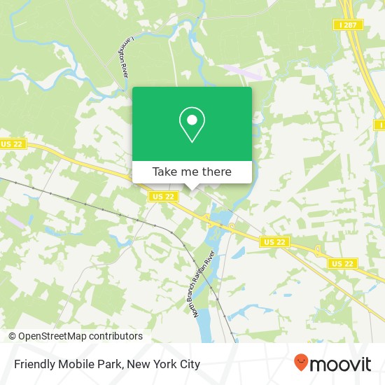 Friendly Mobile Park map