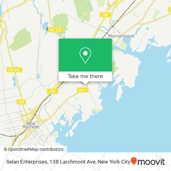 Selan Enterprises, 138 Larchmont Ave map