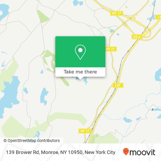 139 Brower Rd, Monroe, NY 10950 map