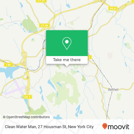 Mapa de Clean Water Man, 27 Housman St