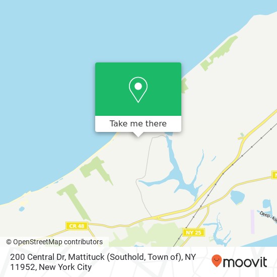 Mapa de 200 Central Dr, Mattituck (Southold, Town of), NY 11952