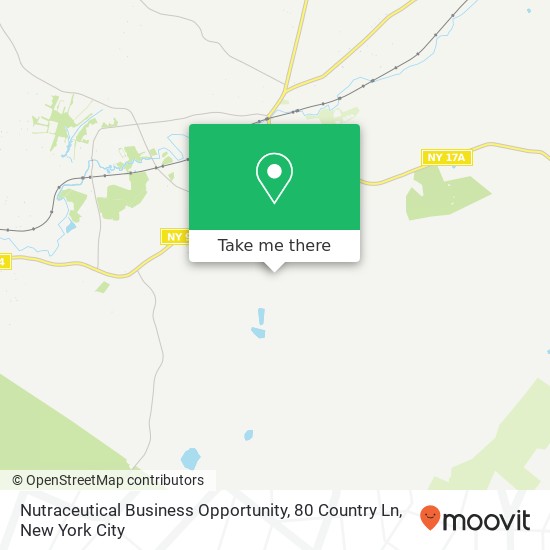 Mapa de Nutraceutical Business Opportunity, 80 Country Ln