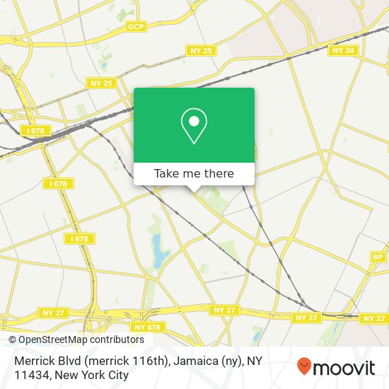 Merrick Blvd (merrick 116th), Jamaica (ny), NY 11434 map